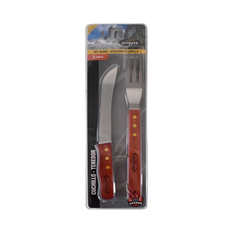 OUTBACK - Set De Cubiertos Para Asado Outback 2 Piezas