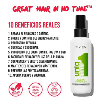 Imagen 2 del producto UniqOne All in One Green tea 150 ml - Tratamiento capilar