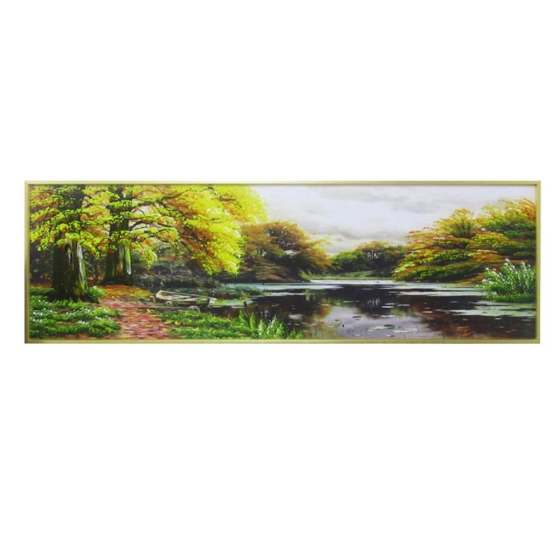 GENERICO - CUADRO LAGUNA DE OTOÑO ( 150 x 4 x 47 cm)