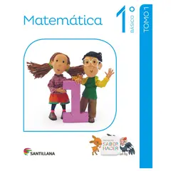 SANTILLANA - MATEMÁTICA 1º Básico Pack SABER HACER
