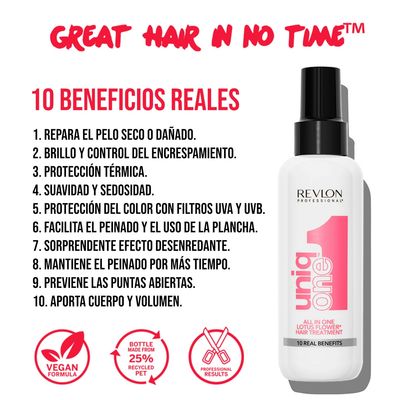 Imagen 2 del producto UniqOne Flor de Loto 150 ml - Tratamiento capilar.-