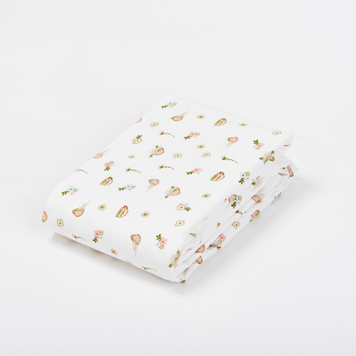 NINA HERRERA - Cubreplumón Kids Tazas Rosa 220 Hilos 1,5 Plaza