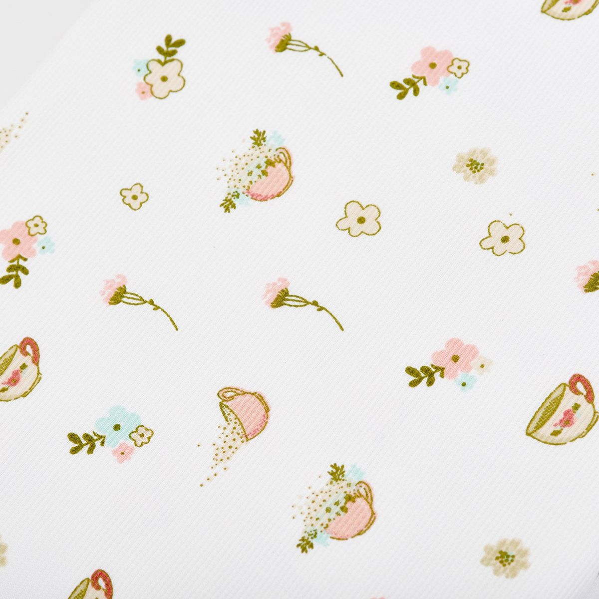 NINA HERRERA - Cubreplumón Kids Tazas Rosa 220 Hilos 1,5 Plaza