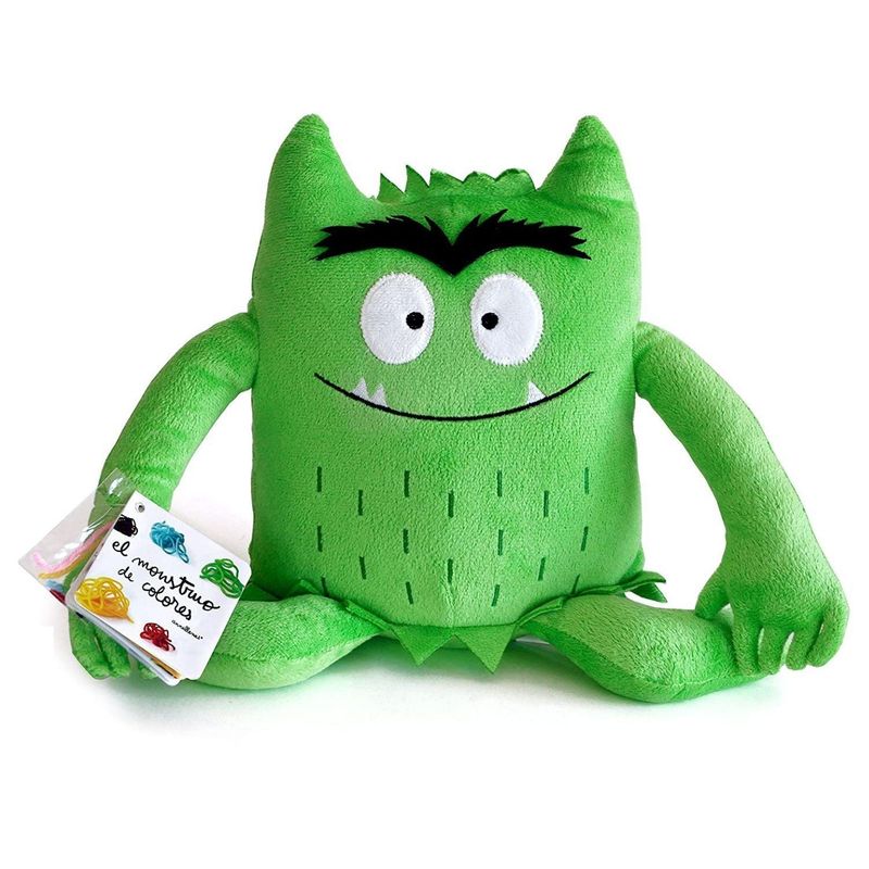 IMAGINO CUENTOS - PELUCHE VERDE - MONSTRUO DE COLORES