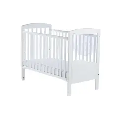 DREWEX - Cuna BEAR ASLEEP LED Lateral Ajustable (120 x 60) - Blanco