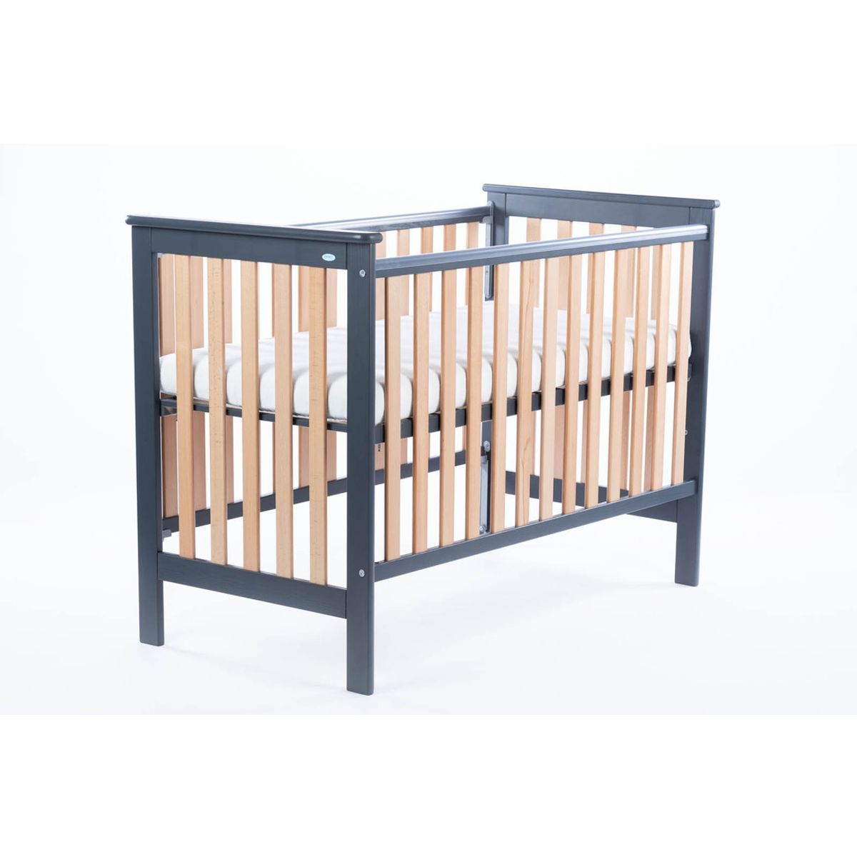 DREWEX - Cuna colecho LEO Lateral Ajustable (120 x 60) - Madera Gris