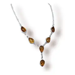 JOYAS MISTIKA - Collar de piedra ambar.
