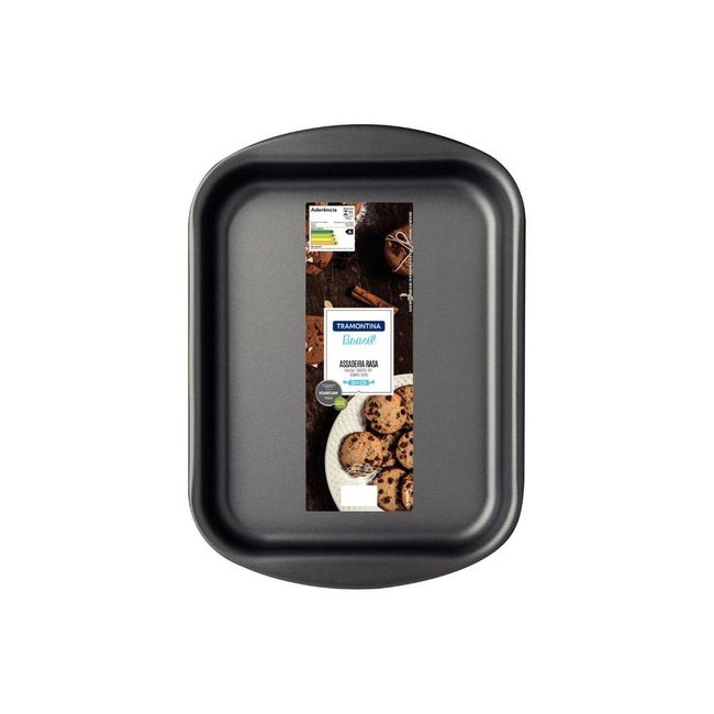 TRAMONTINA - Asadera rectangular rasa 34 cms Tramontina