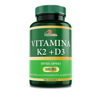 Imagen 2 del producto VITAMINAS K2 + D3 Fv 180 Capsulas SoftGel 3x60. Salud Osea