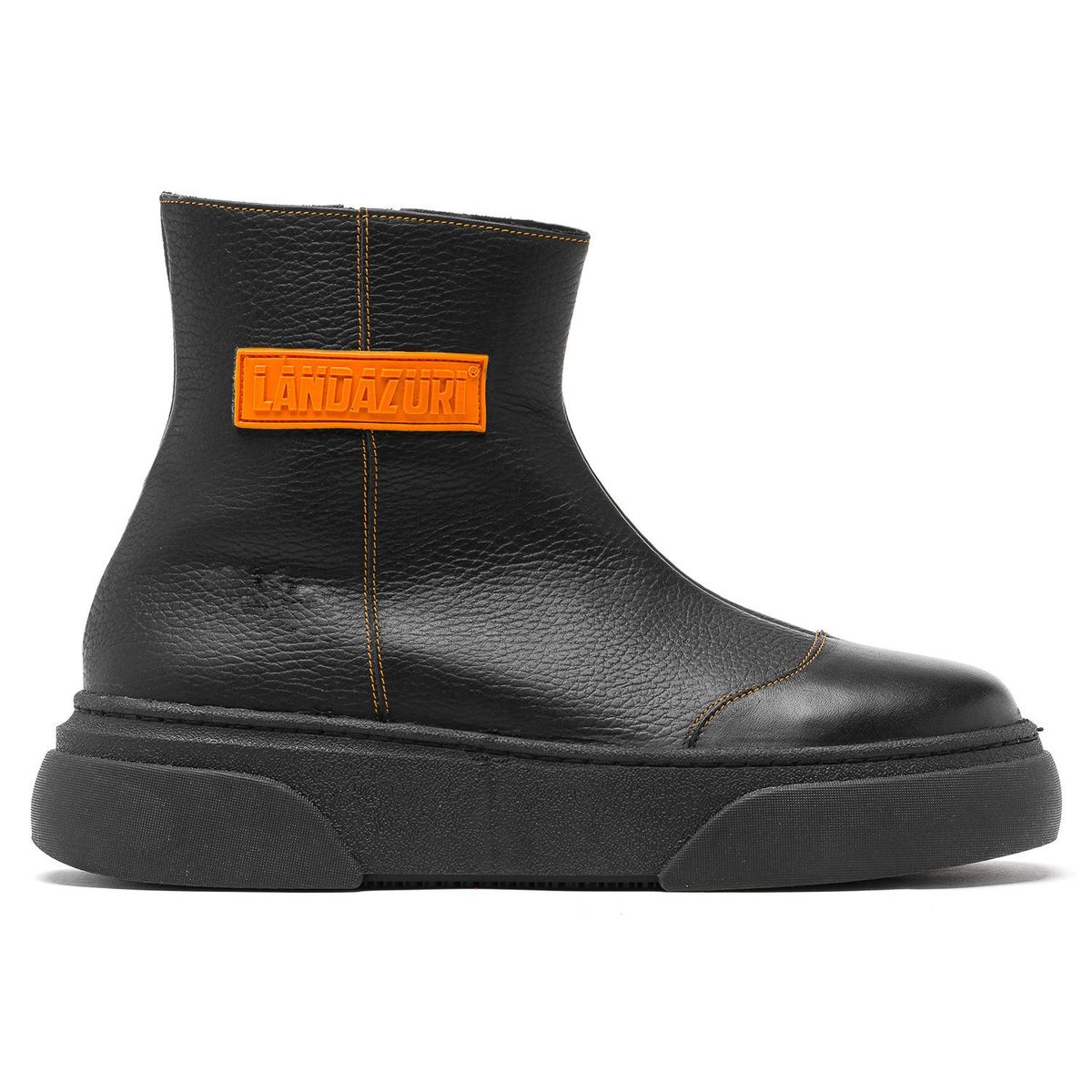 LANDAZURI - Zapatilla Cuero Frigg Negra Landazuri