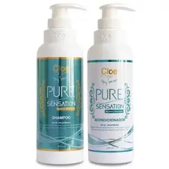 CLOE - Shampoo Más Acondicionador Pure Sensation Professional 400 ml