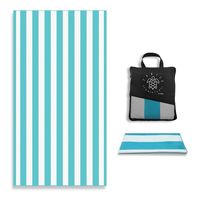 Toalla De Microfibra Secado Rapido + Estuche - Celeste