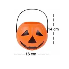 GENERICO - Calabaza De Hallowen Grande 16x14cm