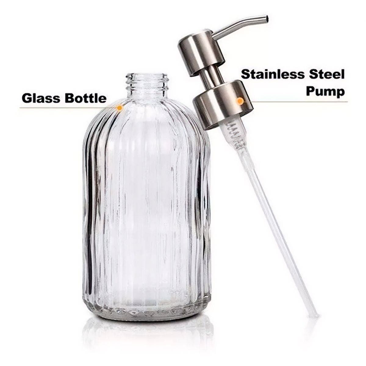 GENERICO - Dispensador de Jabón Transparente Color Rosa