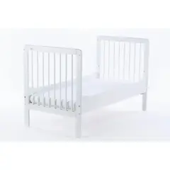 DREWEX - Cuna Convertible y Cama de Transición (140 x 70) - Blanco - Blanco