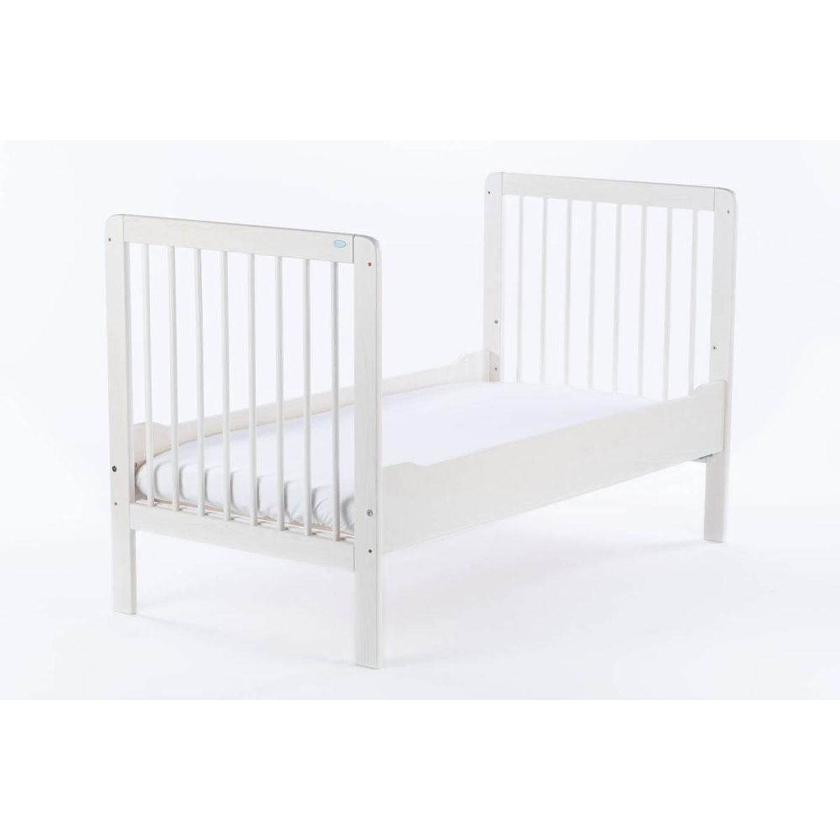 DREWEX - Cuna Convertible y Cama de Transición (140 x 70) - Madera Blanca