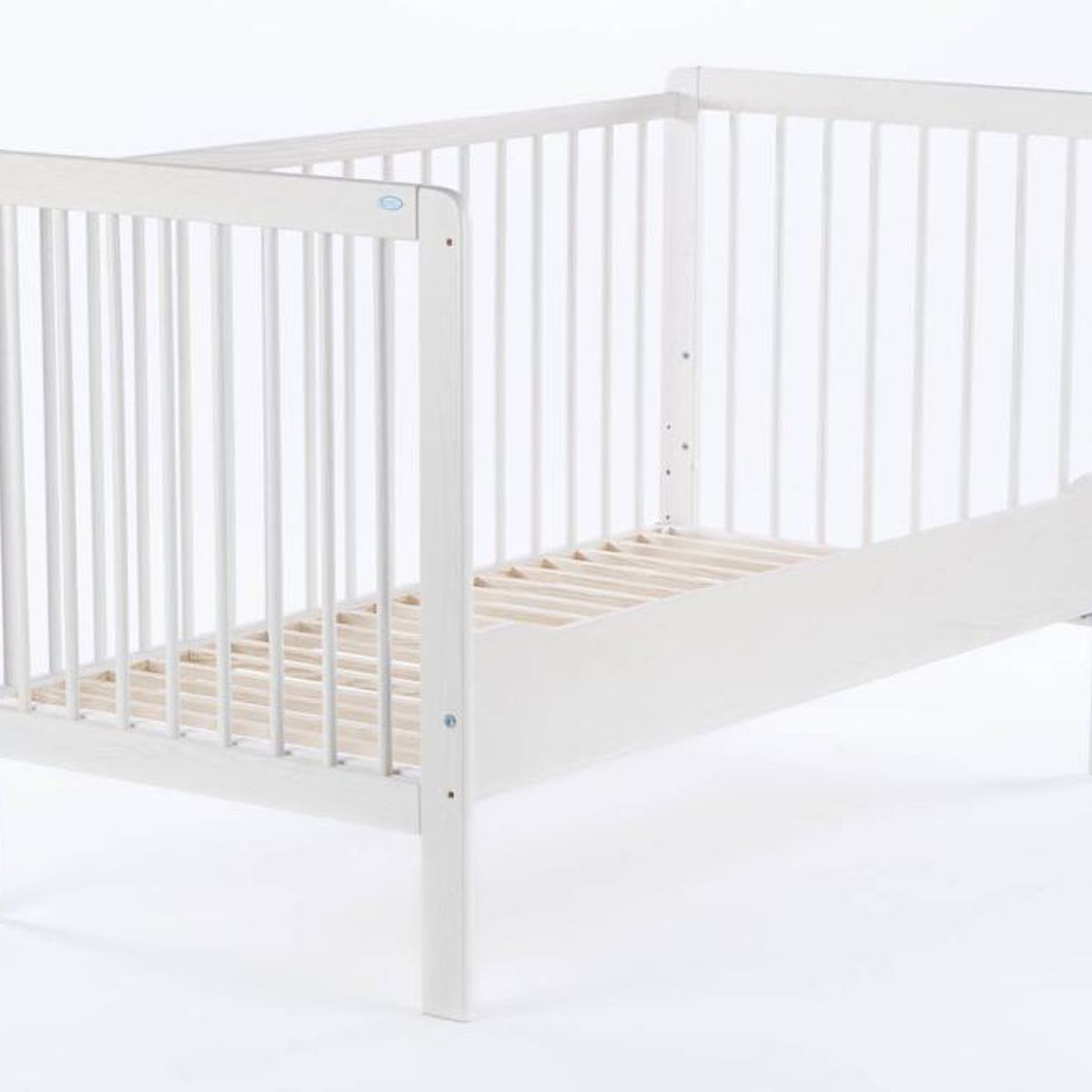 DREWEX - Cuna Convertible y Cama de Transición (140 x 70) - Madera Blanca