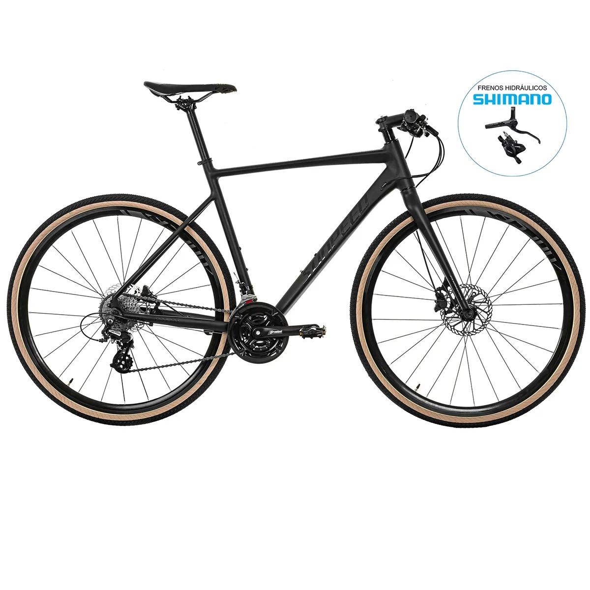 SUNPEED - BICICLETA GRAVEL KEPLER HIBRIDA MT200 TALLA S 47