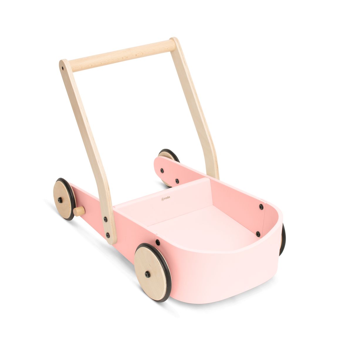 RODA - Carrito Andador Madera Roda Rosa