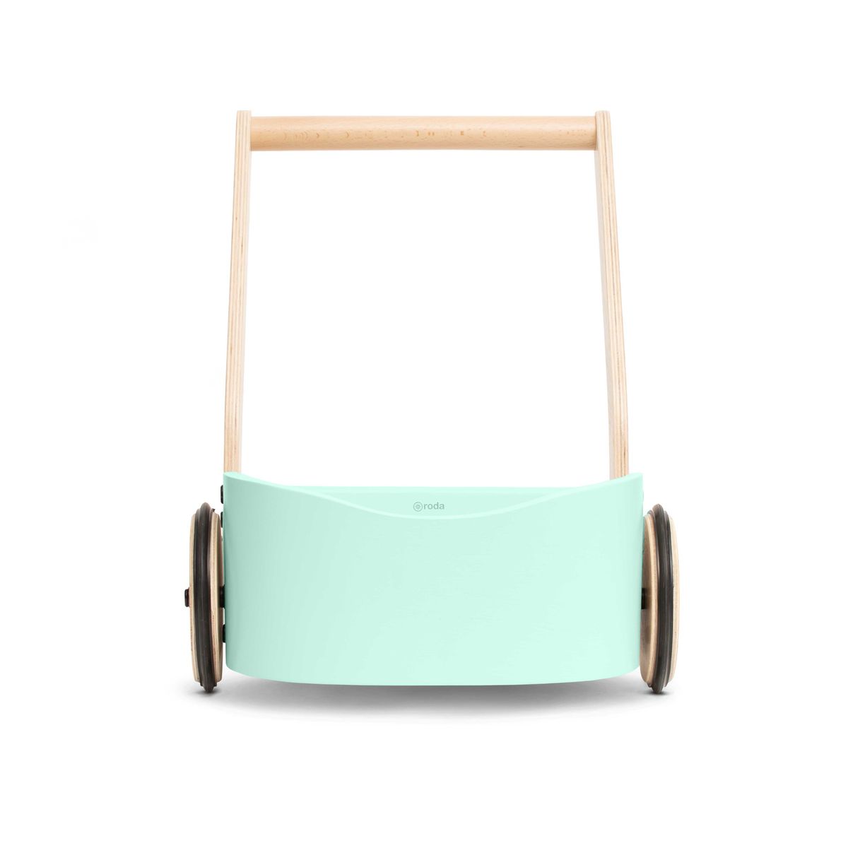 RODA - Carrito Andador Madera Roda Verde Claro