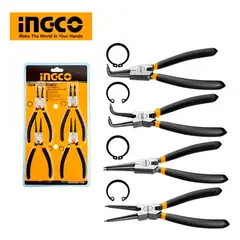INGCO - Kit Juego Set Kit De Alicates Sacaseguros 7 Pulgadas