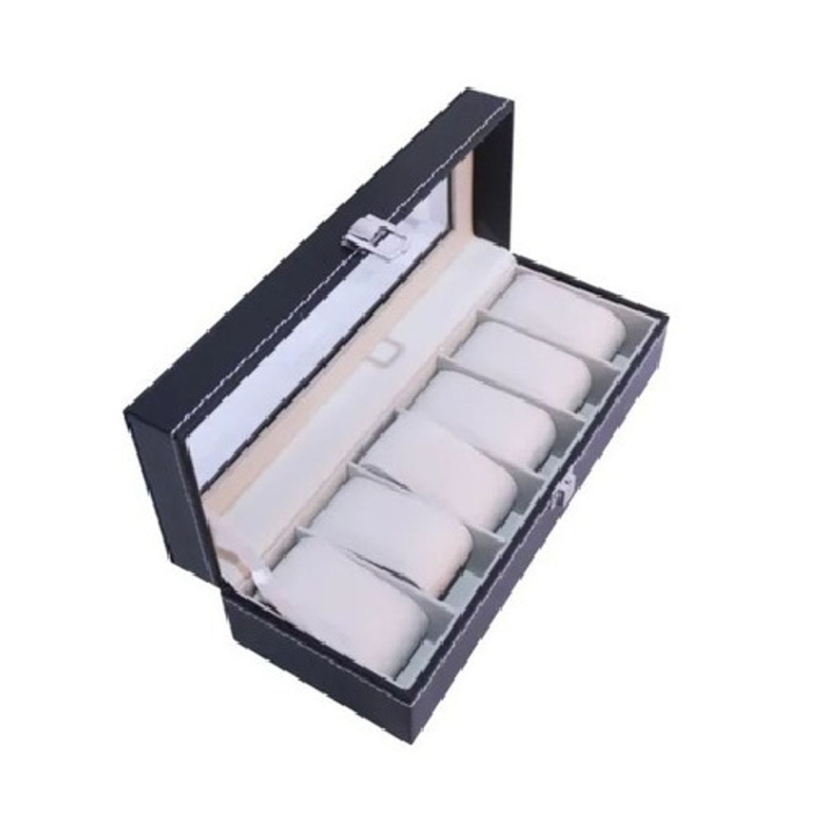 GENERICO - Caja Estuche Organizador Para 6 Relojes