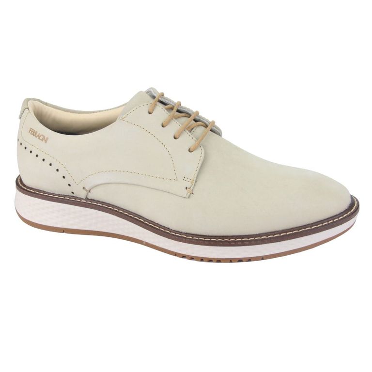 Zapato Hombre Cuero Gris 3302-586