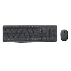 LOGITECH - Teclado y Mouse MK235 Negro Antiderrame Español