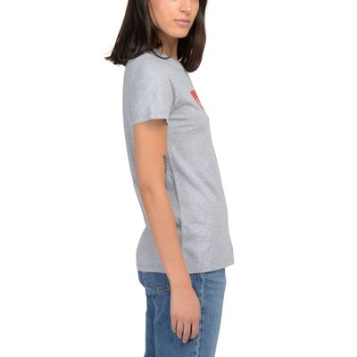 Imagen 2 del producto Polera Mujer Regular Fit Lisa con Logo Batwing Gris