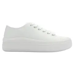 CHALADA - Zapatillas Mujer Blanco Plataforma Clu-10