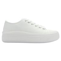 Zapatillas Mujer Blanco Plataforma Clu-10