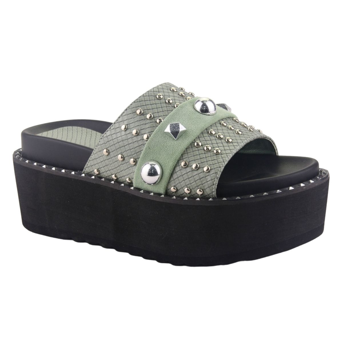 CHALADA - Sandalia Mujer Menta Plataforma Chalada Villa-4