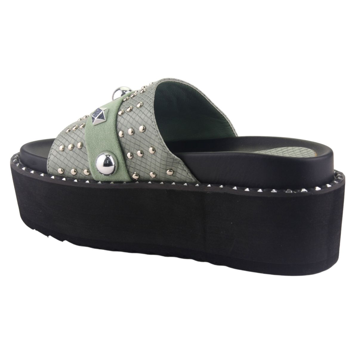 CHALADA - Sandalia Mujer Menta Plataforma Chalada Villa-4