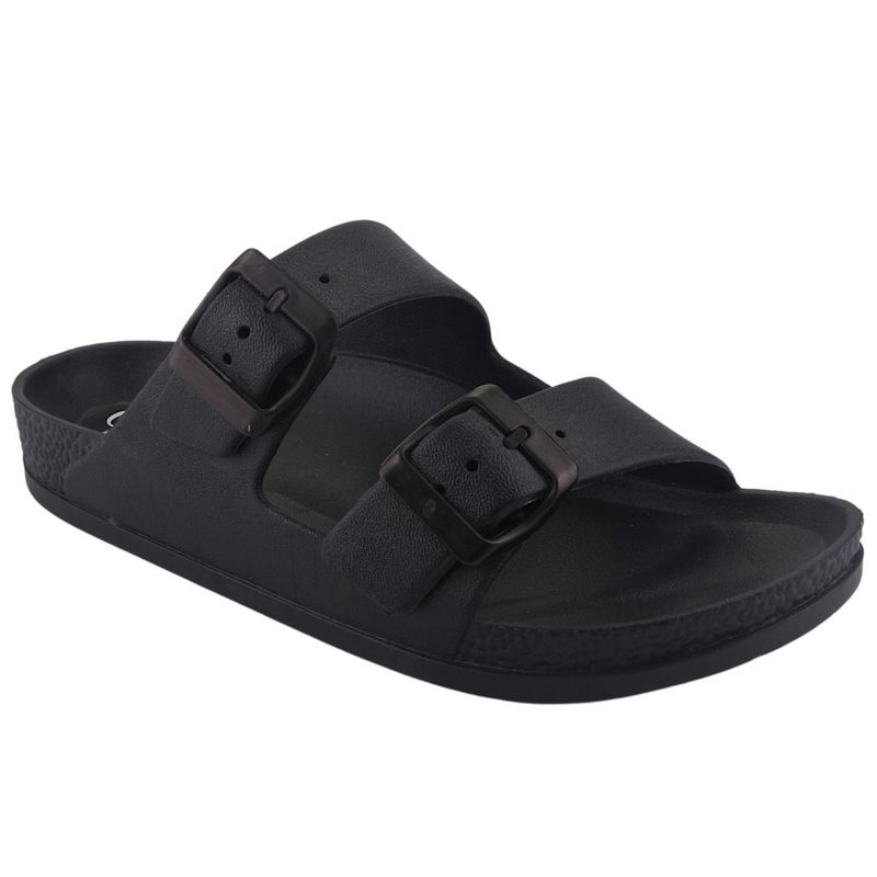 CHALADA - Sandalia Mujer Negro Plano Chalada Bahia-1