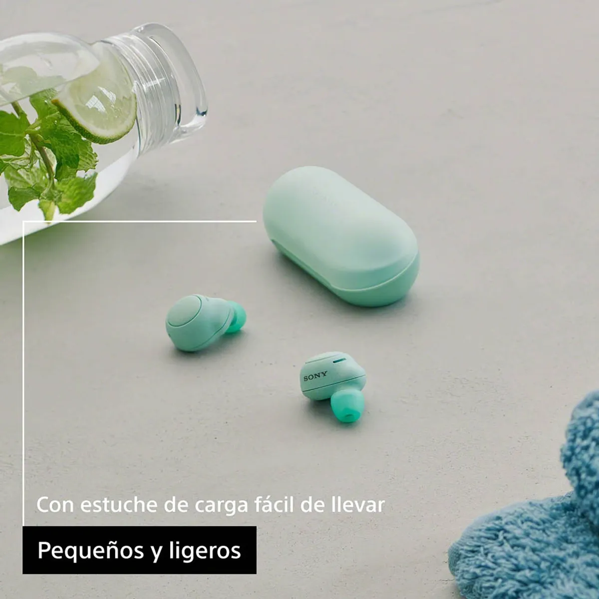 SONY - Audífonos Bluetooth WFC500 Verde