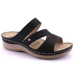 CHALADA - Sandalia Mujer Negro Casual Kon-10