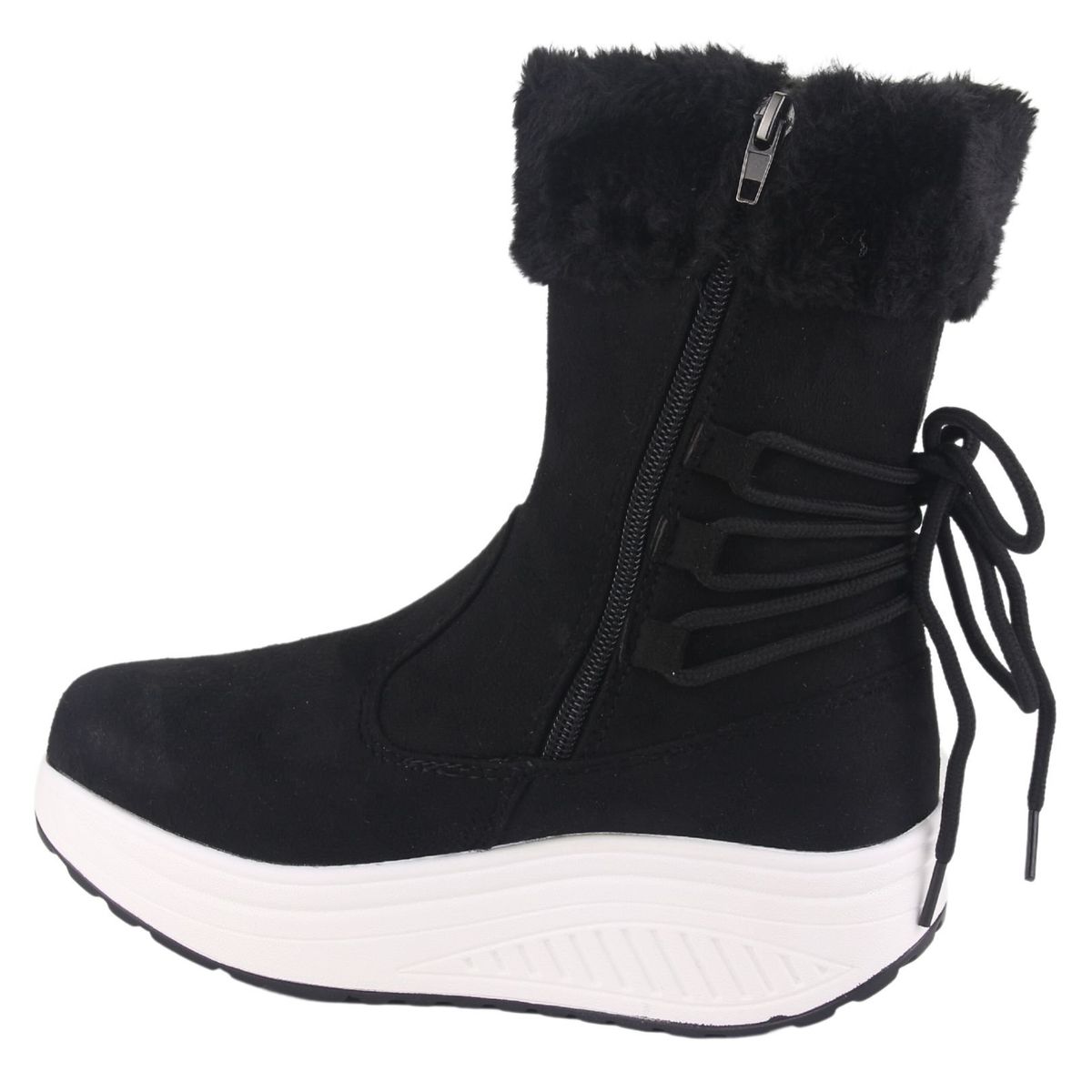 FUNWAY - Botin Mujer Negro Casual Funway Tija-34