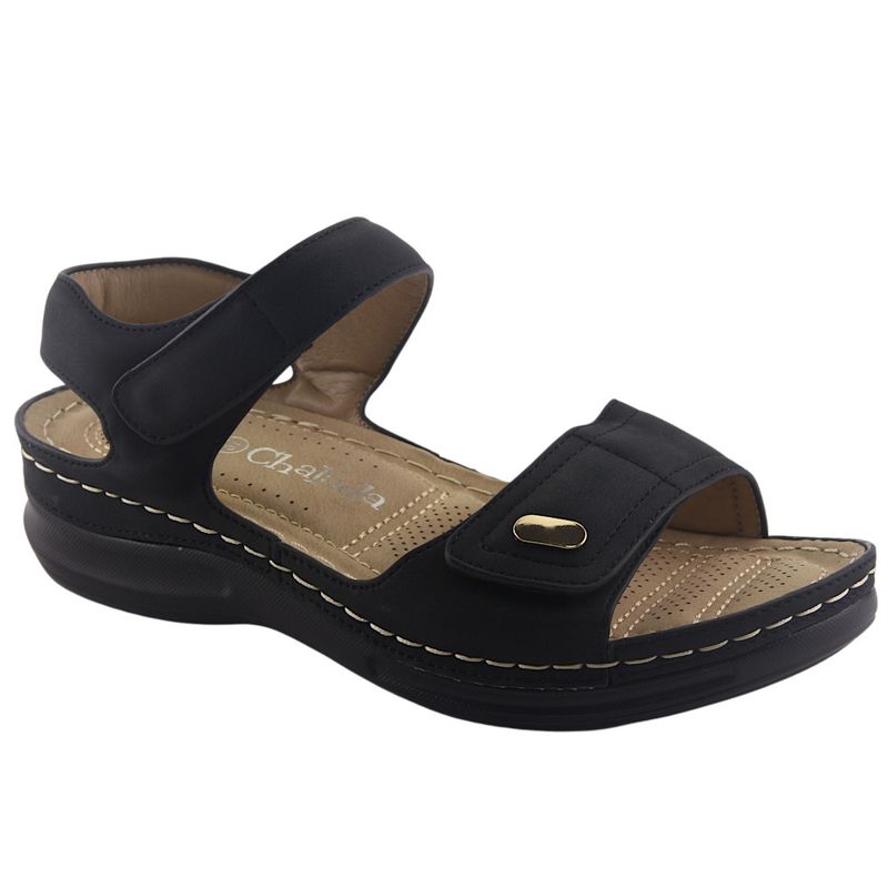 CHALADA - Sandalia Mujer Negro Comfort Chalada Kon-15