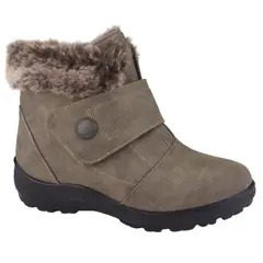 CHALADA - Botin Mujer Taupe Casual Winter-2