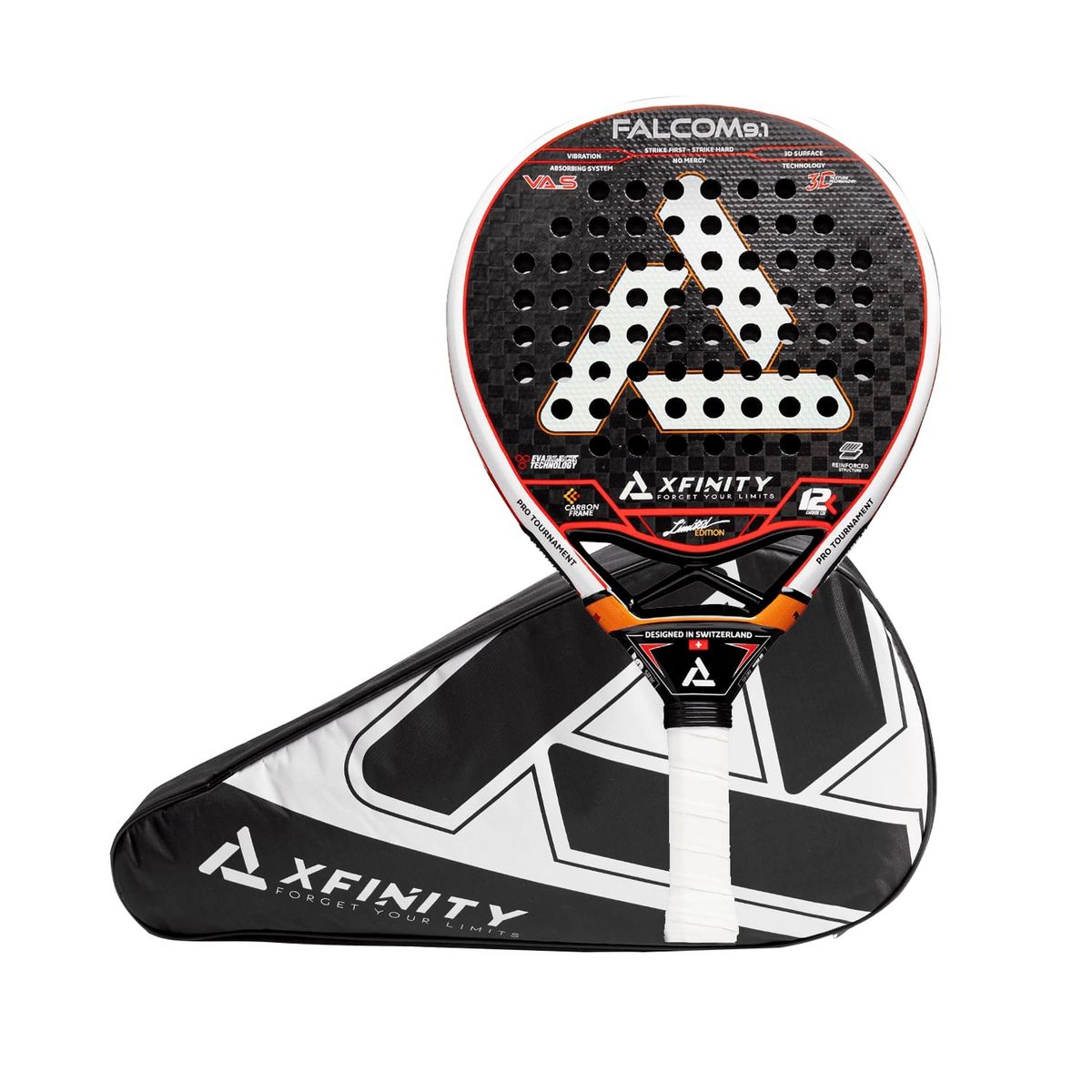 XFINITY - PALA PADEL XFINITY FALCOM 9.1 12K INCLUYE FUNDA