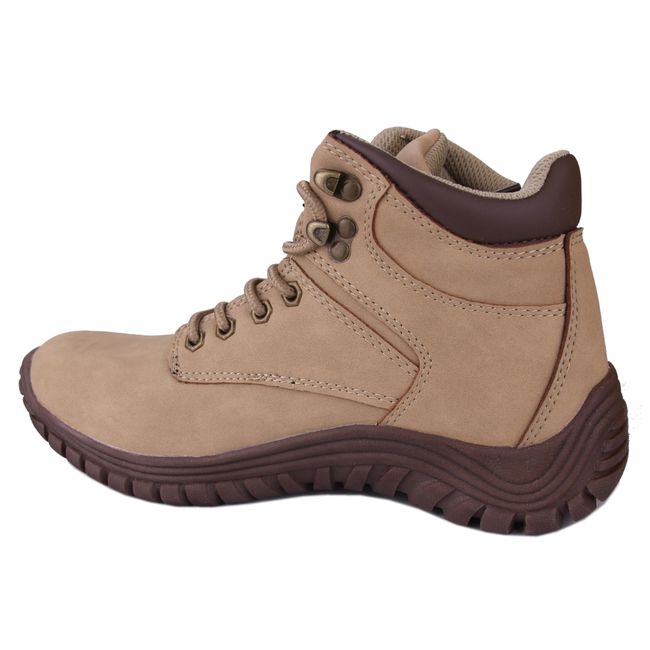 FUNWAY - Botin Mujer Beige Casual Funway Snow-5