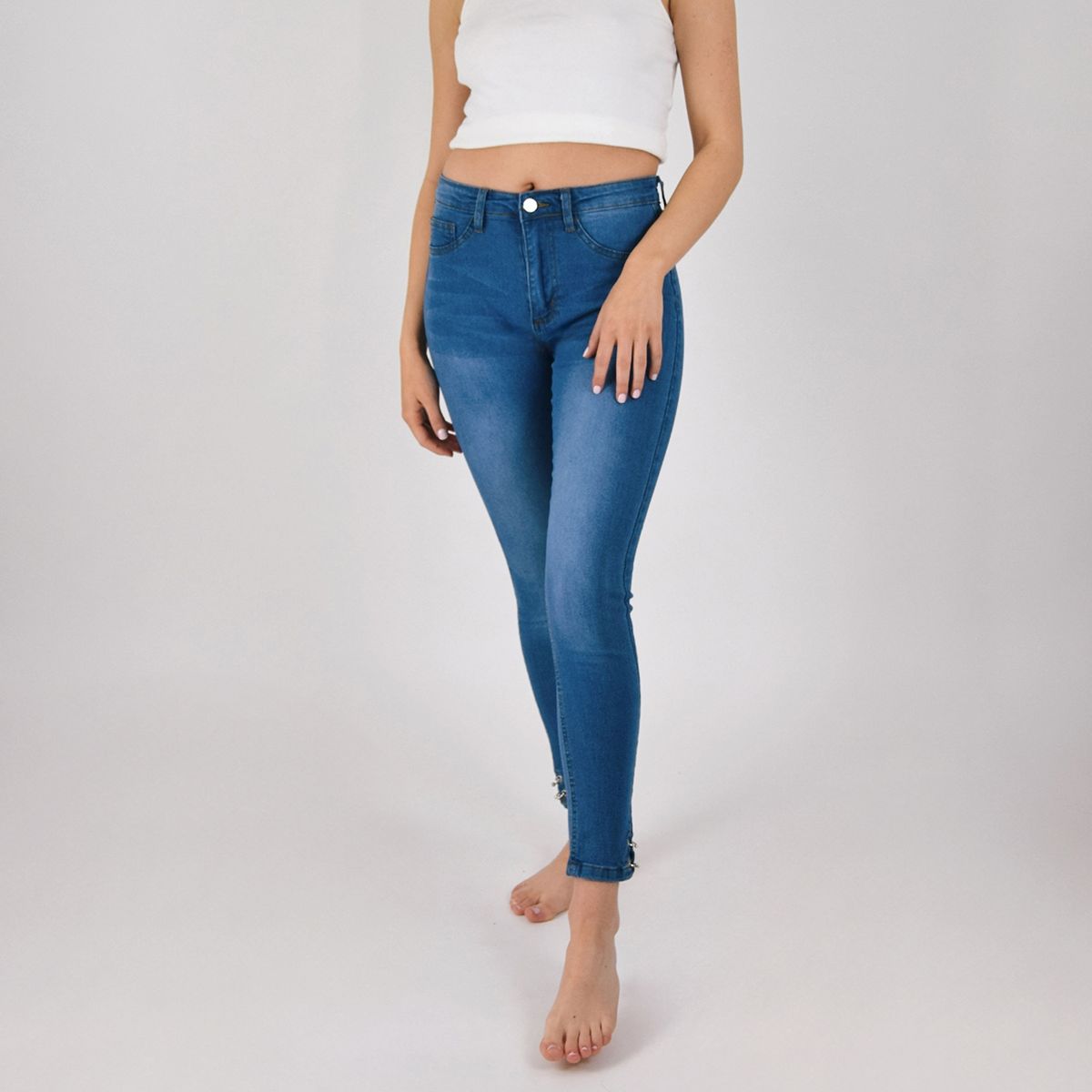 GENERICO - Jeans de mujer focalizado con aplicaciones Msco Jeans