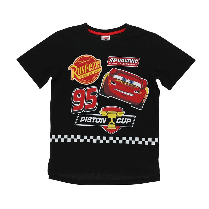 DISNEY - Polera Niño Cars Piston cup Negro Disney