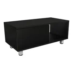 FMFURNITURE - Mesa De Centro 1 Cajon Fm-017N - Negro / Negro