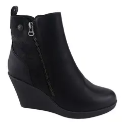CHALADA - Botin Mujer Negro Casual Wedge-41