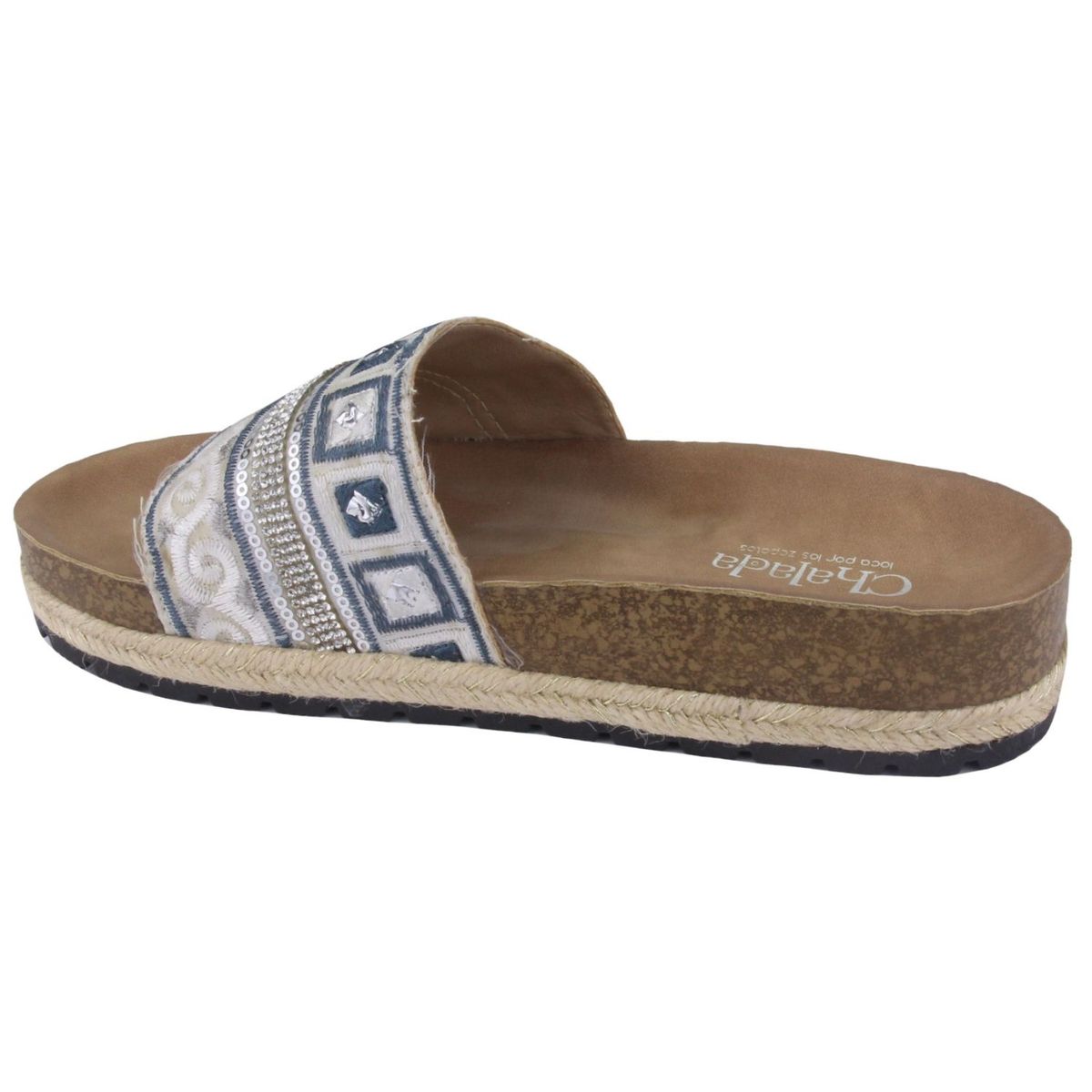 CHALADA - Sandalia Mujer Gris Moda Chalada Lila-5