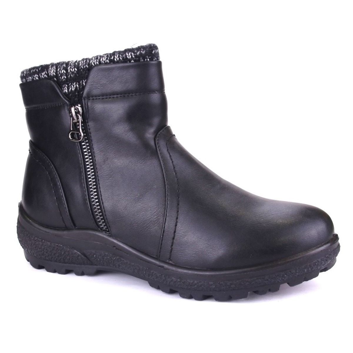 CHALADA - Botin Mujer Negro Casual Chalada Winter-6