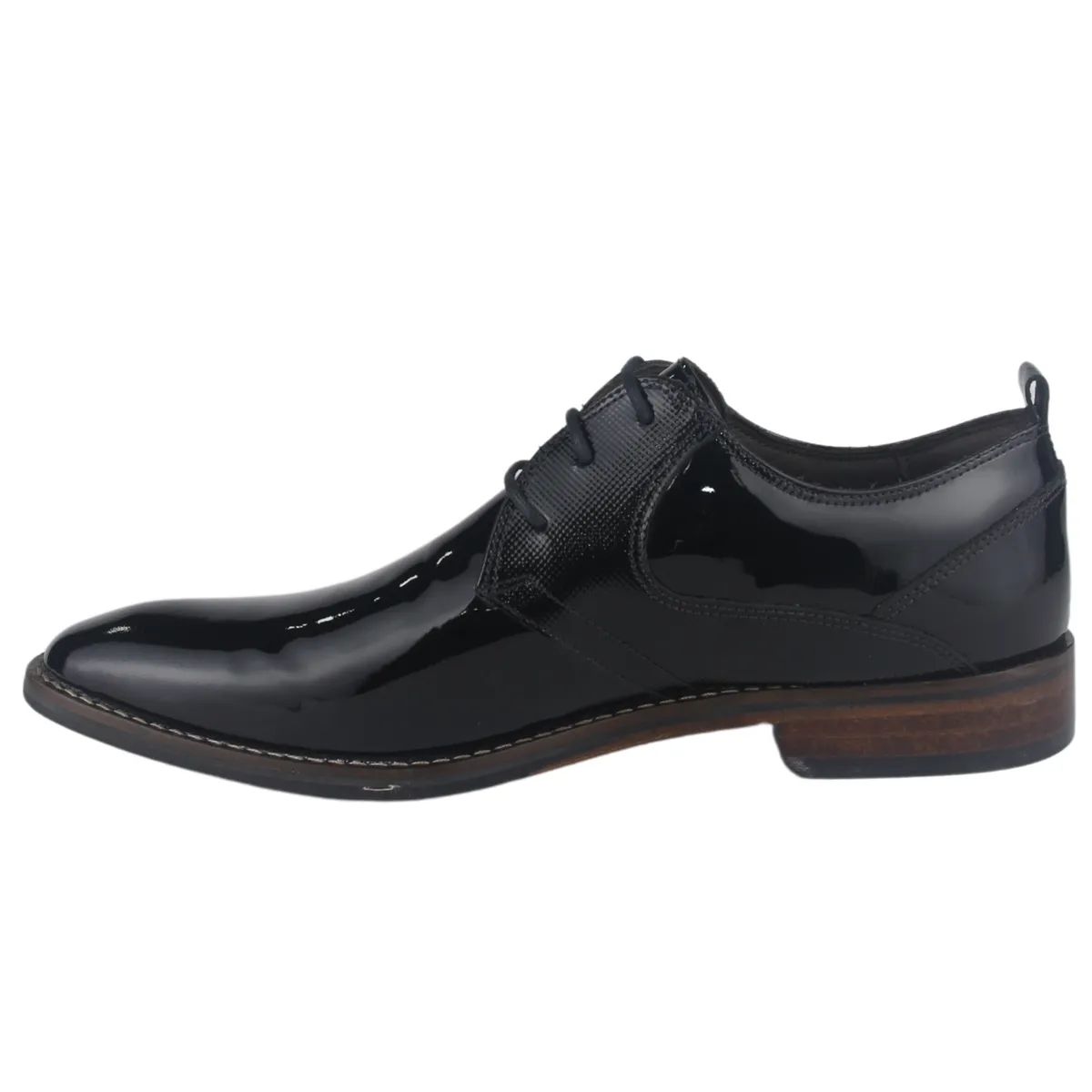 FERRACINI - Zapato Hombre Negro Charol Casual Ferracini 5659