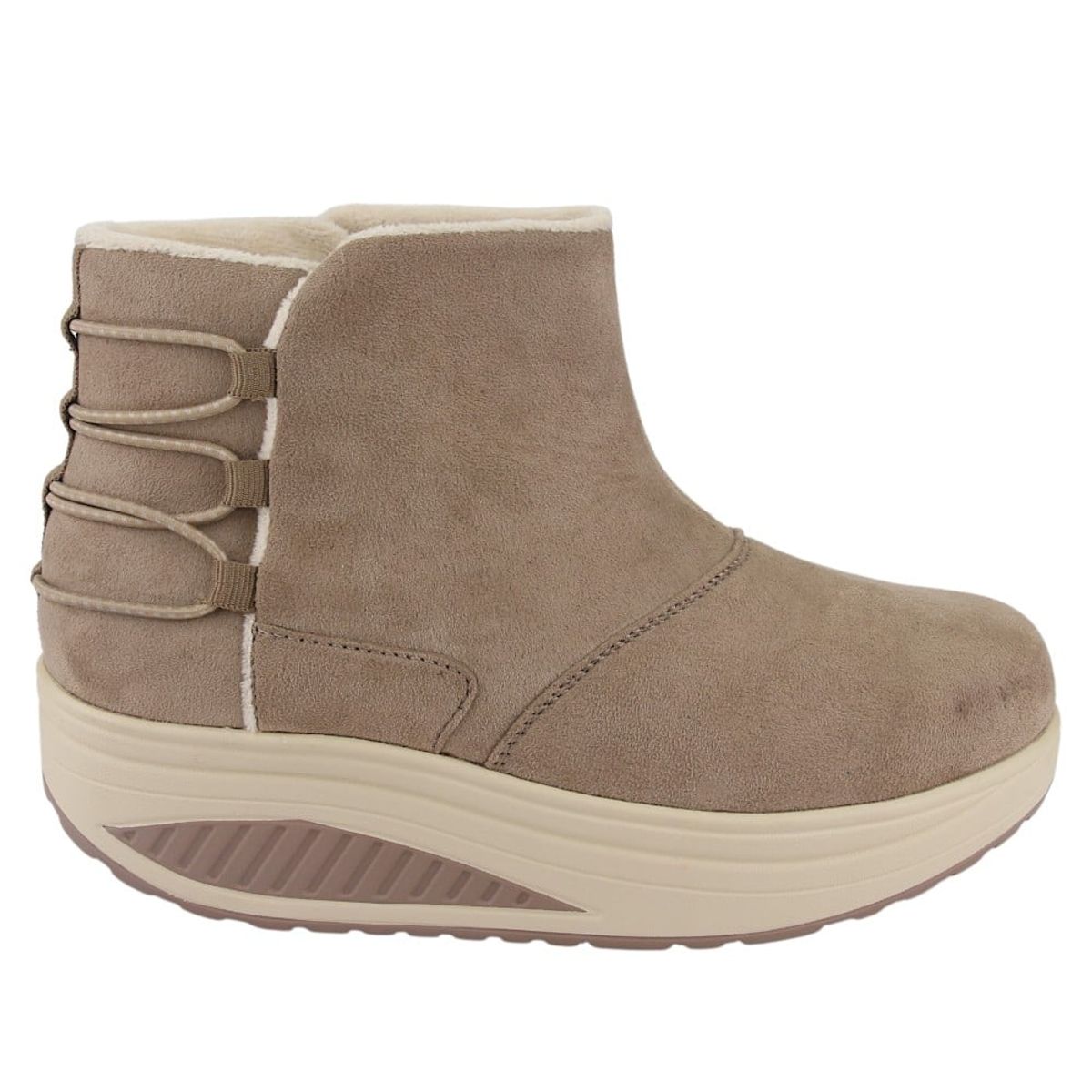 FUNWAY - Botin Mujer Beige Casual Funway Tija-5
