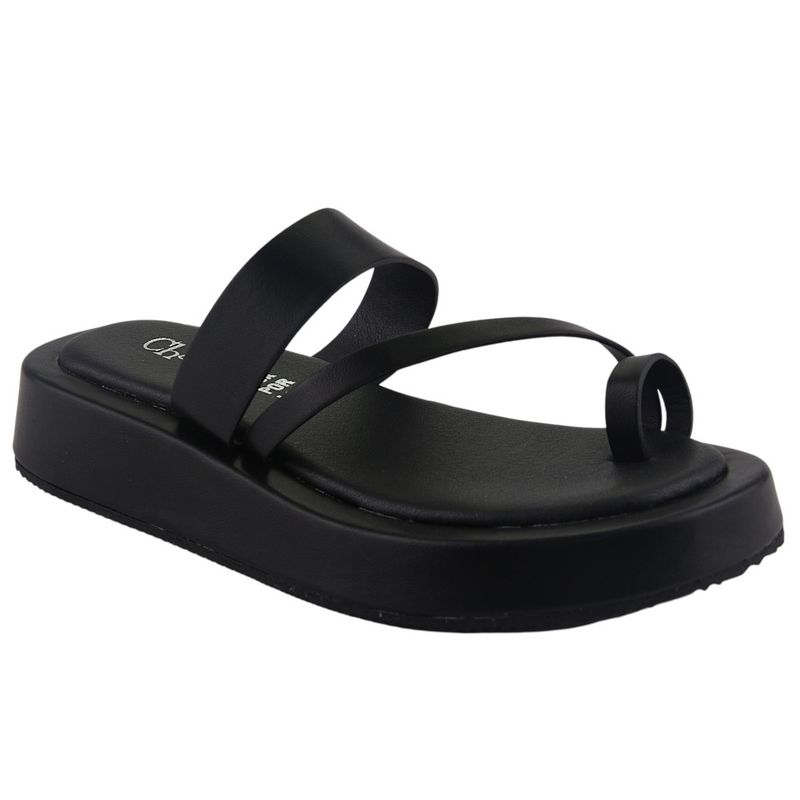 CHALADA - Sandalia Mujer Negro Plataforma Chalada Ula-1